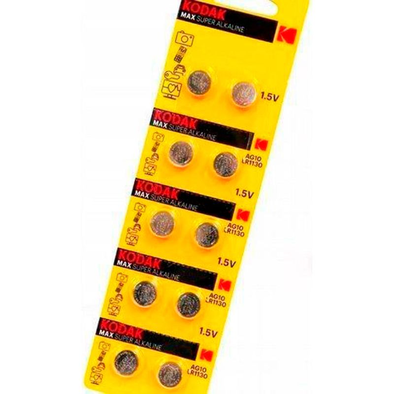 купить Батарейка часовая G10 Kodak (389,LR1130) с доставкой
