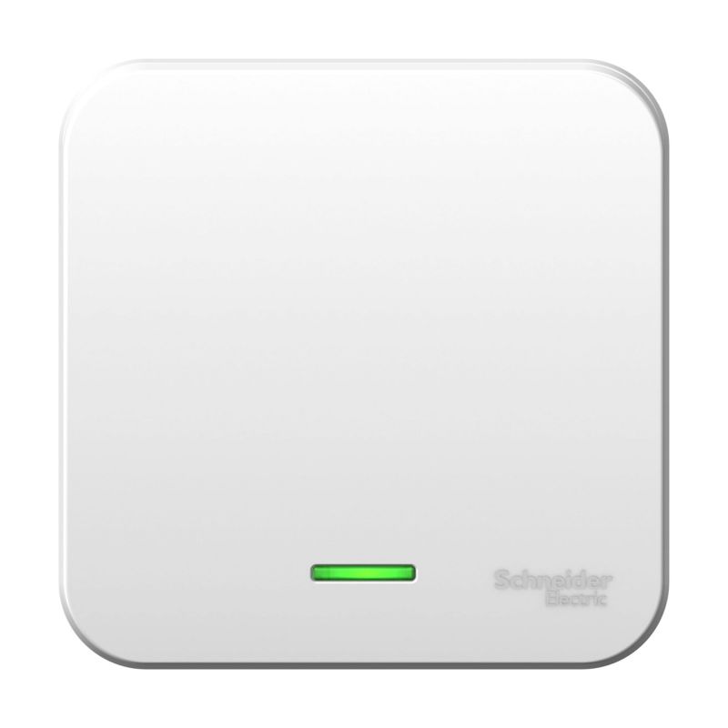 купить Выключатель накладной Schneider Electric Blanca 1-ОП 10А белый, подсветка BLNVA101111 177876 с доставкой