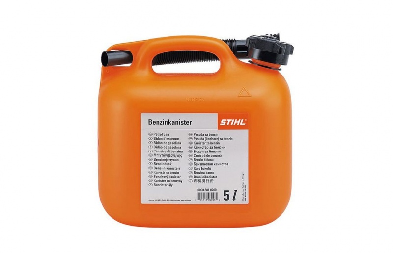 купить Канистра STIHL  5л. для бензина, оранжевая с доставкой