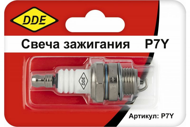 купить Свеча зажигания DDE-P7Y (Champion CJ7Y, Bosch WS8F, NGK BPM7A) бензопилы, триммеры, мотобуры с доставкой