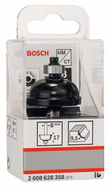 купить Фреза Bosch фасонная 8/35,0/9,5/16,5/59                                                              с доставкой