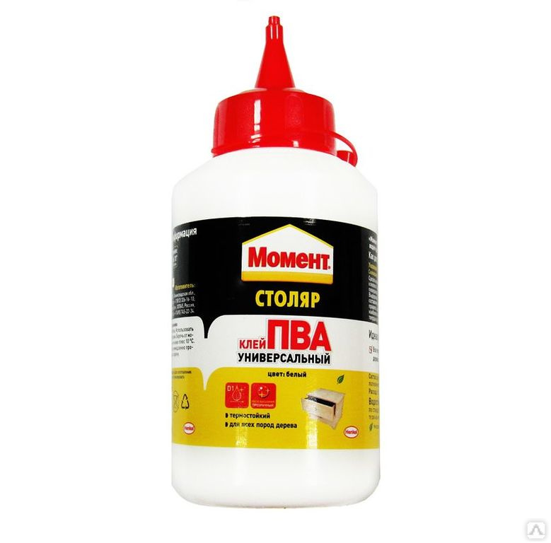 купить Клей  Момент Столяр ПВА универсальный 750гр белая упаковка с доставкой