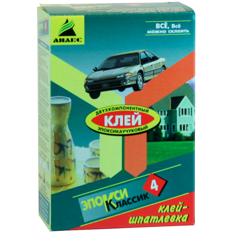 купить Клей  Анлес ЭпоксиКлассик-шпакл.,150г,(сер.)(к.)                                                     с доставкой
