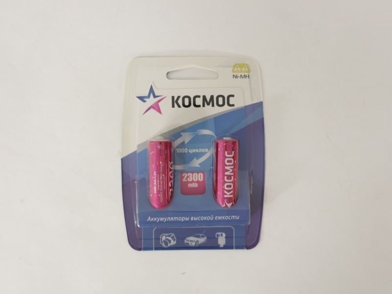 купить Батарейка аккумуляторная R6-2300mAh  Космос                                                          с доставкой