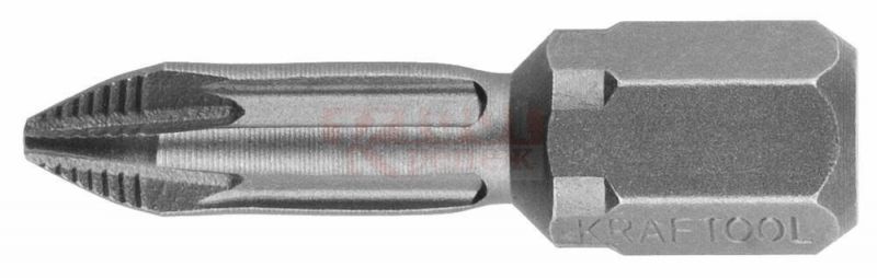 купить Насадка PH 2* 25мм 1/4" KRAFTOOL X-DRIVE, торсионные кованые, обточенные с доставкой