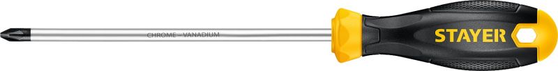 купить Отвертка STAYER Herсules PZ2х100мм "крест" с доставкой