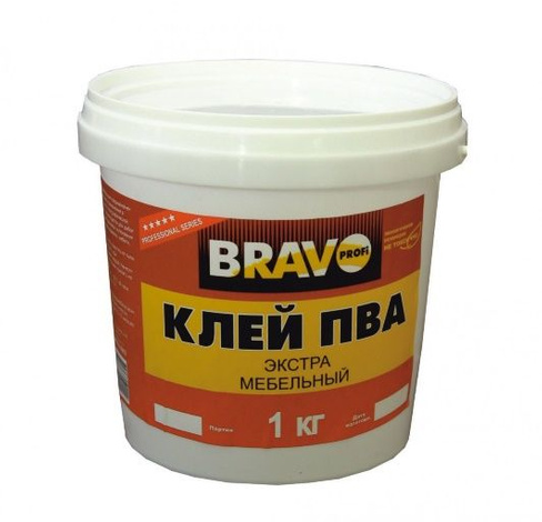 купить Клей ПВА строительный 1,0кг                                                                          с доставкой