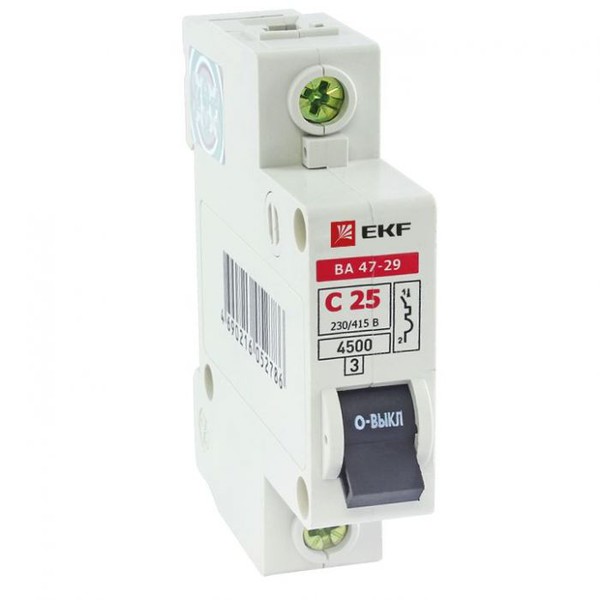 купить Автоматический выключатель EKF  1P 32A 4.5kA С ВА 47-29                                              с доставкой