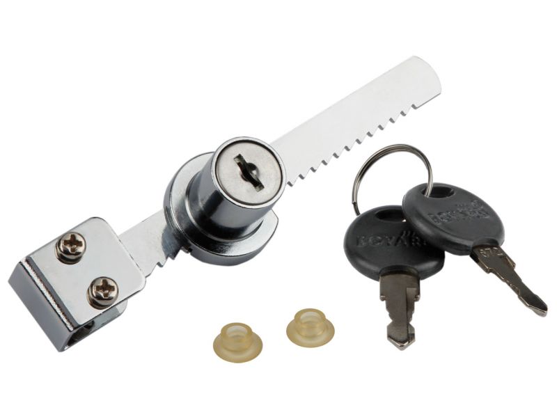 купить Замок мебельный реечный LOCK.318.L140.CR 140мм, для стекла с доставкой