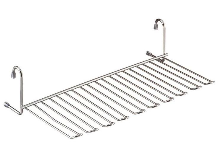купить Полка на рейлинг для бокалов ALBA BJ003E-3 450*200*100мм хром                                        с доставкой