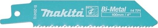 купить Полотно для сабельной пилы Makita В-20404,BIM,100мм,по металлу 1.5-4мм,нерж.сталь                    с доставкой