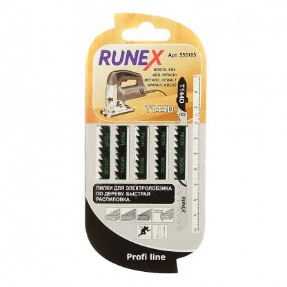 купить Пилка Runex T-144DР 100х75мм (древес.,фанера,ДСП) быстр.точн.распил.                                 с доставкой