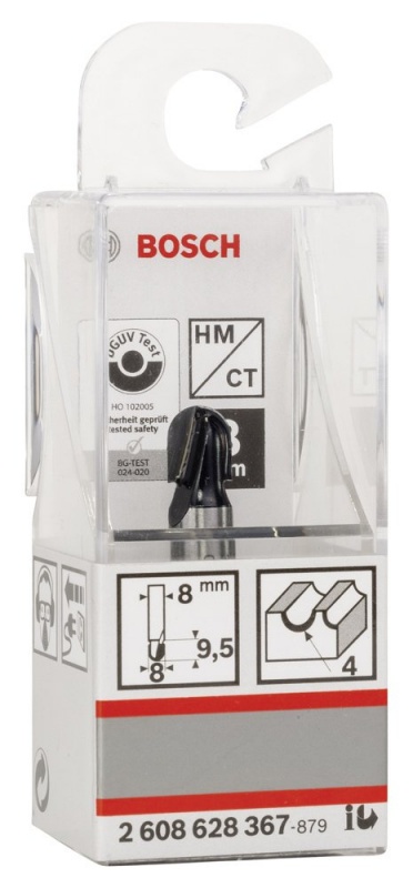 купить Фреза Bosch галтельная 8/ 8/4/9,5/40                                                                 с доставкой