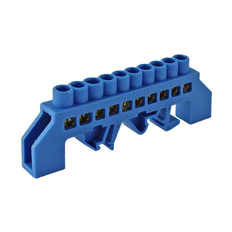 купить Шина нулевая на DIN 10/1 TDM 8х12мм в изоляторе с доставкой