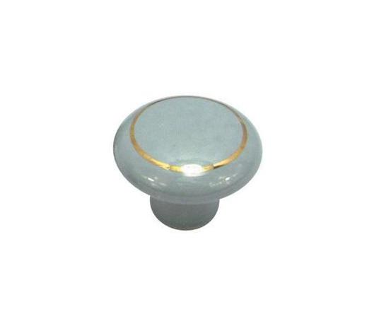 купить Ручка мебельная кнопка 102 керамика D32 GREY  G с доставкой