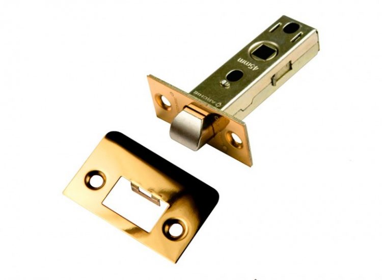 купить Защелка для дверной ручки Аллюр золото                                                               с доставкой