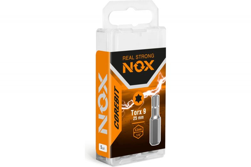 купить Насадка TORX  9х 25мм 1/4" С6,3 NOX COREBIT с доставкой