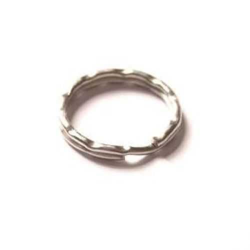 купить Кольцо для ключей среднее фигурное d=24мм Аллюр с доставкой