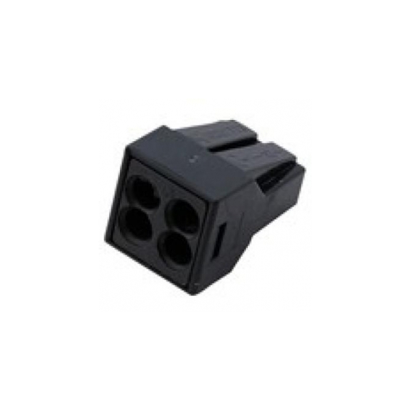 купить Зажим безвинтовой 4х (1-2,5mm2) Wago/Navigator/EKF с доставкой