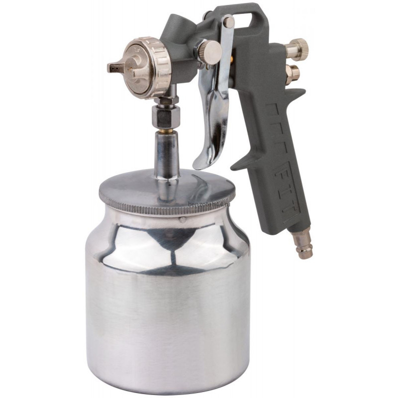 купить Краскопульт пневматический FIT нижний бачок 81001                                                    с доставкой