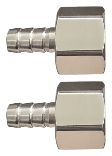 купить Адаптер-соединитель FIT "елочка" 6мм внутренняя резьба 1/4", 2 шт. с доставкой