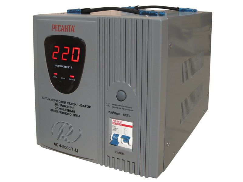 купить Стабилизатор напряжения РЕСАНТА АСН- 5000/1-Ц                                                        с доставкой