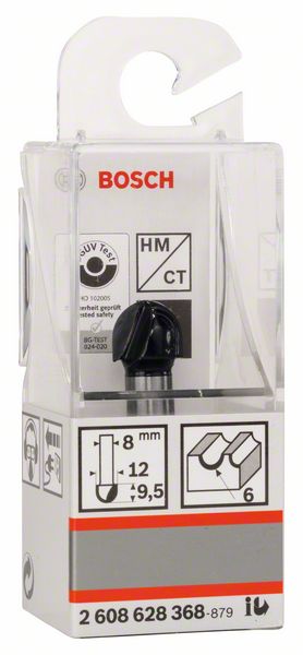 купить Фреза Bosch галтельная 8/12/6/9,5/40 (2.608.628.368)                                                 с доставкой
