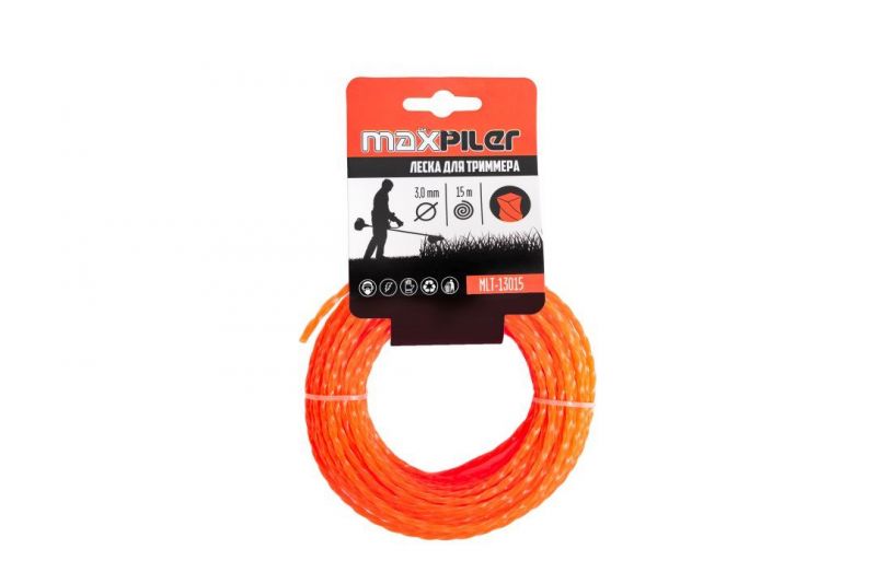 купить Леска  3,0мм х 15м, крученный квадрат MLT 13015 с доставкой