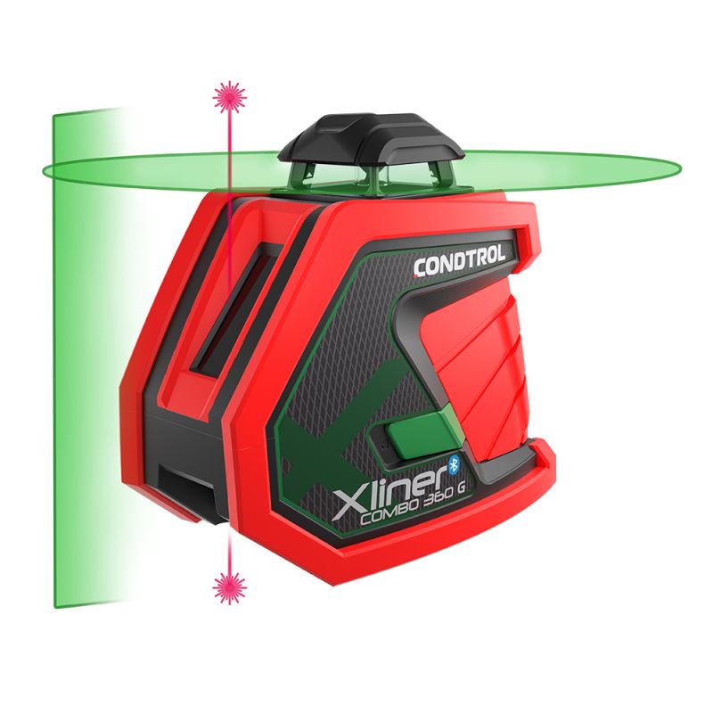 купить Лазерный уровень (нивелир) CONDTROL XLiner  360 G с доставкой