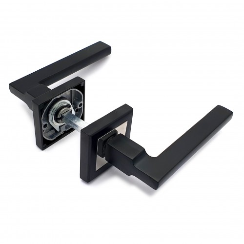купить Ручка дверная SOLLER  черный/хром KR-82AE8S с доставкой