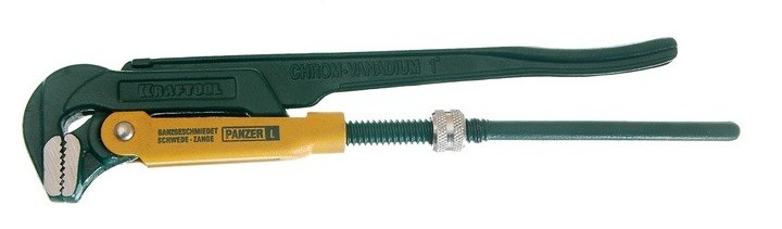 купить Ключ трубный рычажный Kraftool "PANZER-L" №3 тип L 560мм, 2" 90град., цельнокованный, CrV               с доставкой