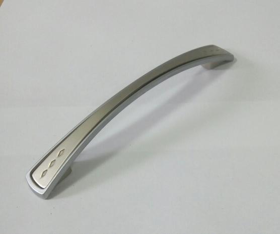 купить Ручка мебельная скоба ОФК 2052-128 хром мат.+никель мат.                                             с доставкой