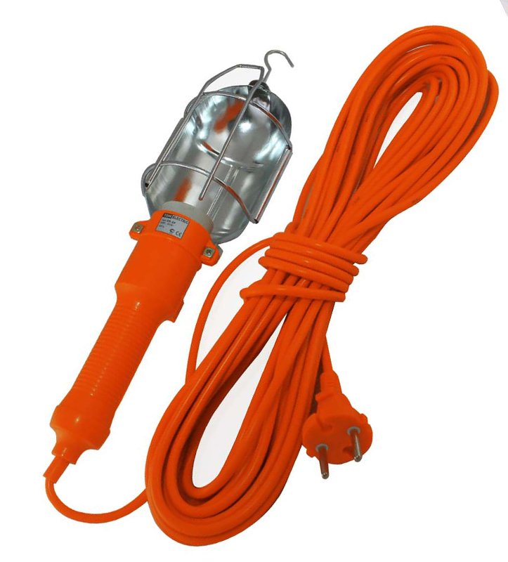 купить Переноска-светильник TDM 5м, 60W, Е27, защитная решетка                                              с доставкой