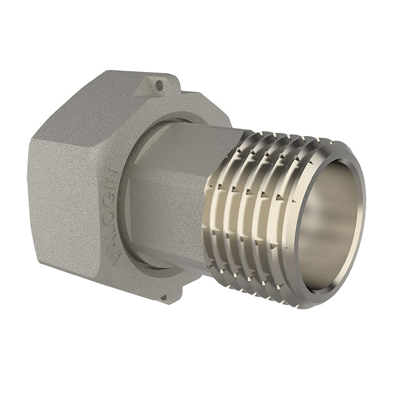 купить Сгон 1/2" НР с накидной гайкой ник. V&G-205301 с доставкой