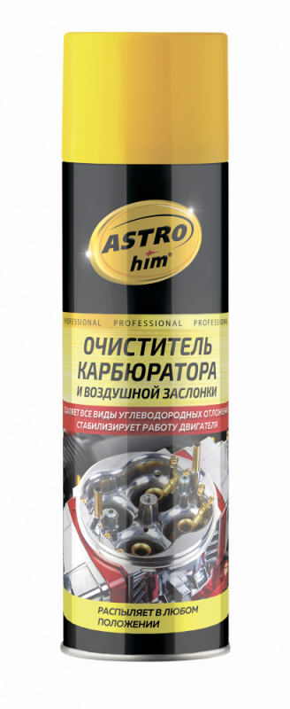 купить Очиститель карбюратора и дроссельной заслонки 650 мл ASTROhim аэрозоль с доставкой
