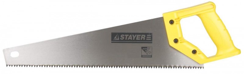 купить Ножовка по дереву Stayer "TopCut" 400мм, 5 TPI, быстрый рез поперек волокон                         с доставкой