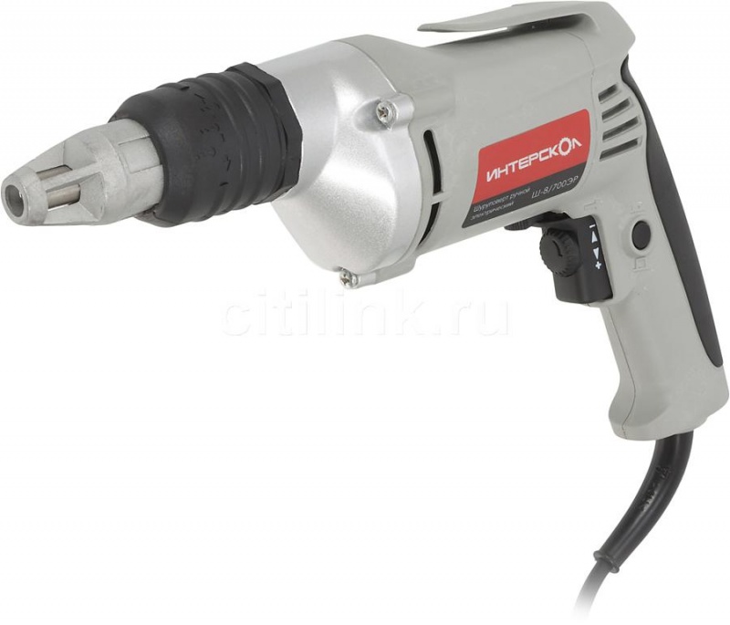 купить Шуруповерт сетевой Интерскол Ш-8/700 ЭР                                                              с доставкой