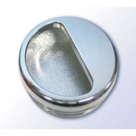 купить Ручка мебельная врезная хром D=50                                                                    с доставкой