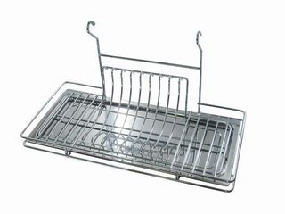 купить Посудосушитель на рейлинг МХ-070  500х240х280мм хром, метал.поддон с доставкой