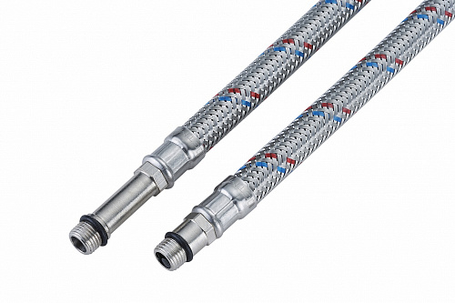 купить Подводка для смесителя 120см 1/2"хМ10 пара сталь СТМ CWFHS120 с доставкой