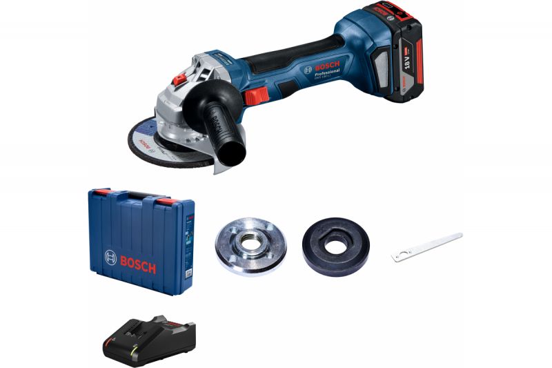 купить УШМ аккумуляторная BOSCH GWS 180-LI (1акб 4Ач,ЗУ.125мм,Li-lon.8500об/мин с доставкой
