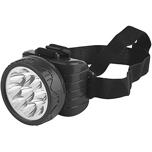 купить Фонарь  аккумуляторный  налобный Трофи TG9 (4V 9*LED) 220V с доставкой