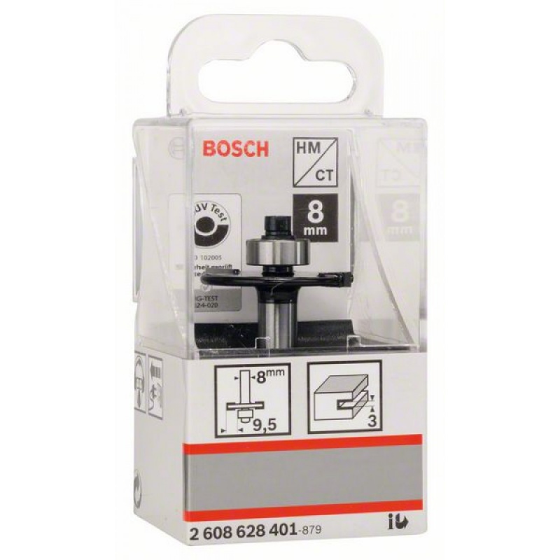 купить Фреза Bosch плоск.паз. 2лезв, шар/подш. 8/32/3/51                                                    с доставкой