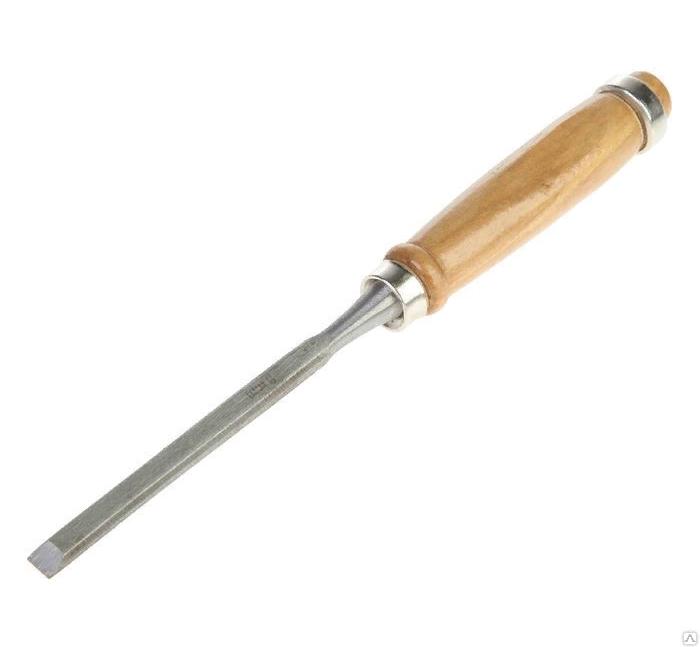 купить Стамеска КУРС 10мм деревянная ручка                                                                  с доставкой