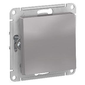 купить Выключатель Schneider Electric Atlas (модуль) 1кл. алюминий  ATN000311 с доставкой