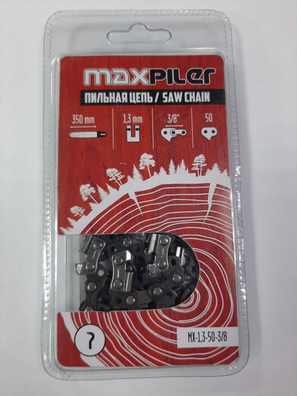 купить Цепь пильная MaxPiler 14"  (350мм/14"-3/8-1,3-50зв) STIHL 180                                        с доставкой