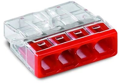 купить Зажим безвинтовой 4х (1-2,5mm2) Compact Wago с доставкой