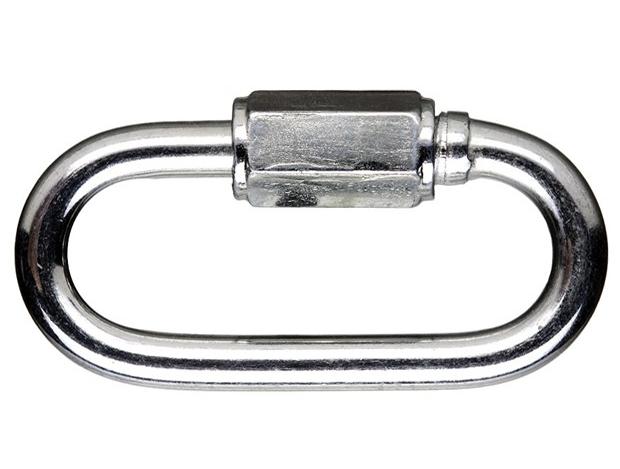 купить Карабин винтовой оцинк.  4мм DIN5299                                                                 с доставкой