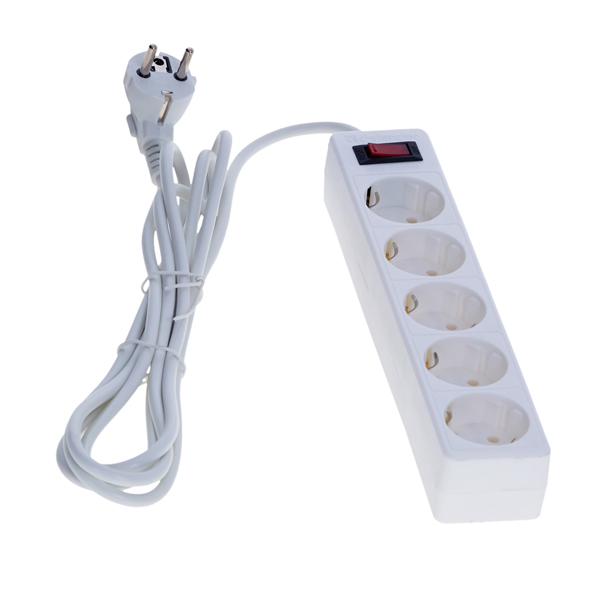 купить Сетевой фильтр Defender ЕS 5гн 3м белый                                                              с доставкой