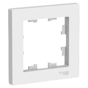 купить Рамка Schneider Electric Atlas 1-ая  белый  ATN000101 с доставкой